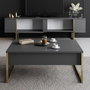 Hanah Home Luxe Set - Antracita, Dorado